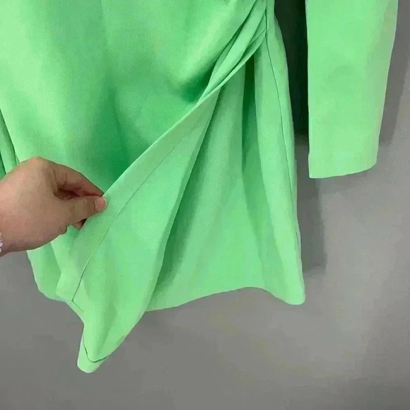 $495 A.L.C. Mini Dress Womens 6 Ruched Baddie Modern Y2k Coquette Retro Glam - Picture 6 of 11